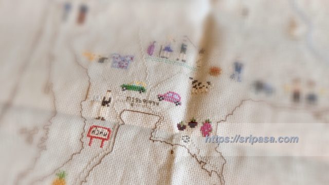 バンコク在住時に始めた タイ地図刺繍 の今 おすすめの刺繍図案本と活用方法も ぱさたび