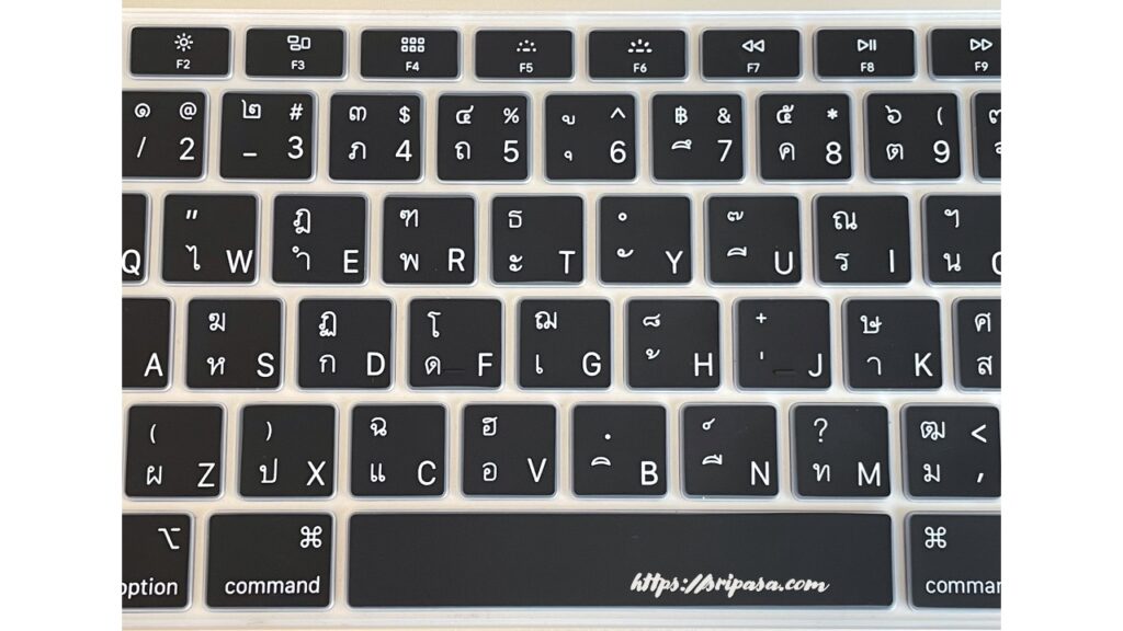 MacBook Air用タイ語シリコンキーボード