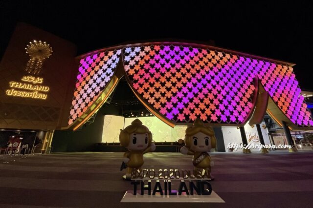 EXPO2020 Thailand Pavilion ライトアップ
